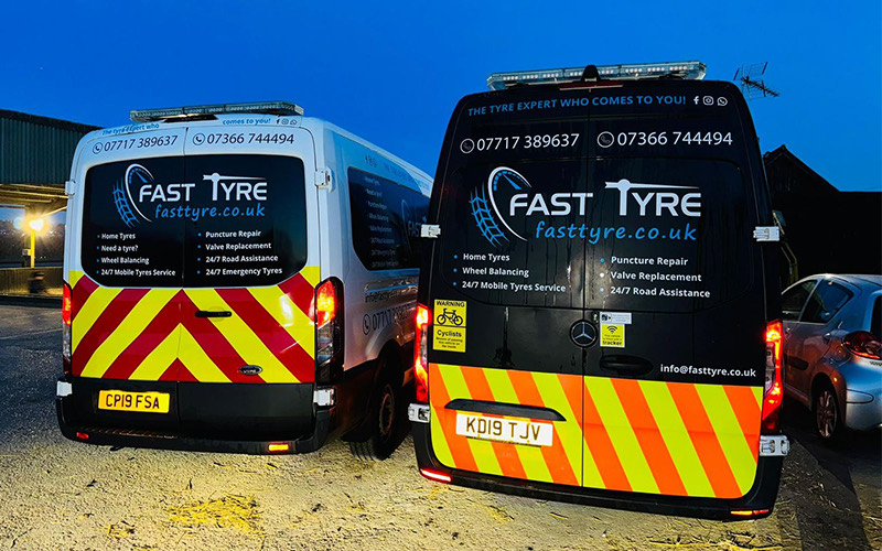 New tyres ready to fit in London